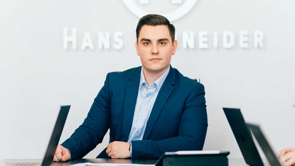 Hans Schneider im Portrait