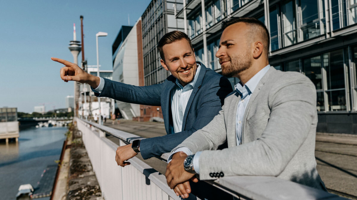 Tobias Zulauf und Max Schmietendorf von UNEQ Consulting