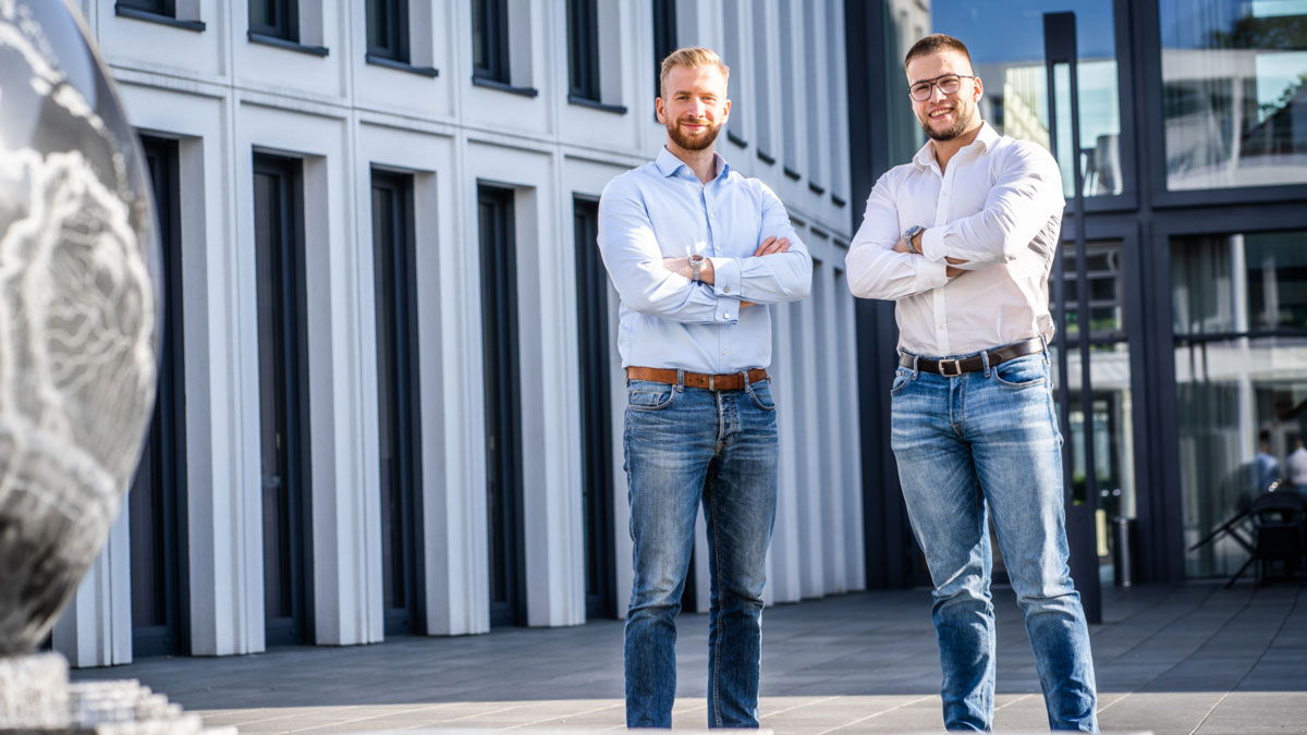 Nikolai Hültenschmidt und Christoph Dimanski von der Local4Local Marketing GmbH