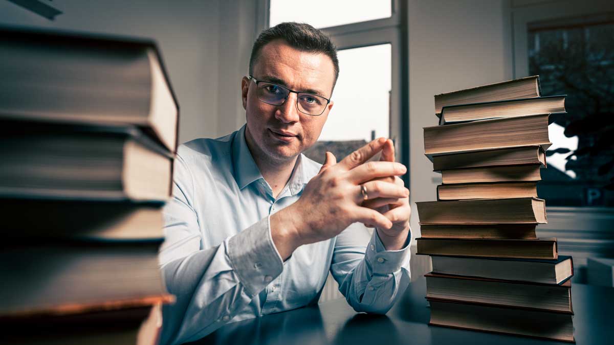 Robert Gazke vom Kniga Verlag 