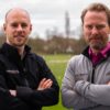 Fabian Bünker und Niko Osenberg von der Golf-Akademie