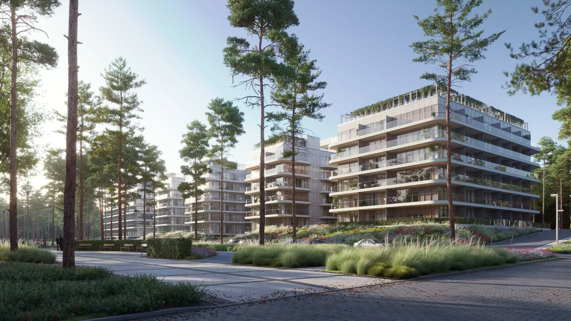 David Rydz von der Rydz GmbH, Visualisierung des luxuriösen Neubauprojekts in Swinemünde.