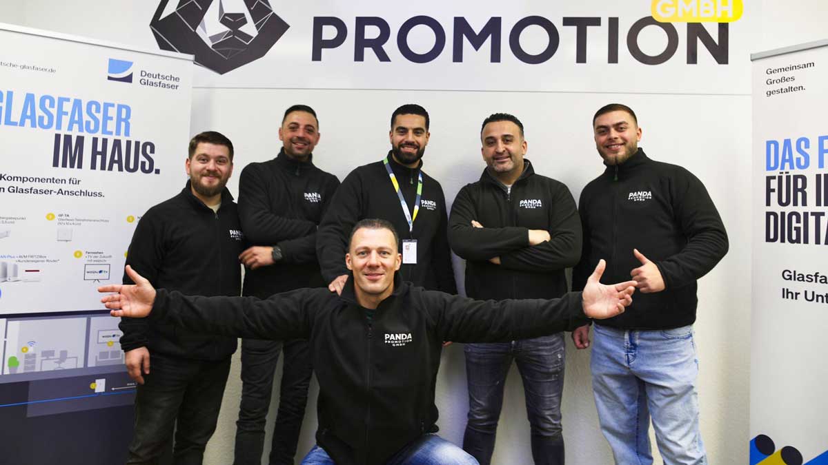 Jonas Marozas und Sait Yildirim von der Panda Promotion GmbH